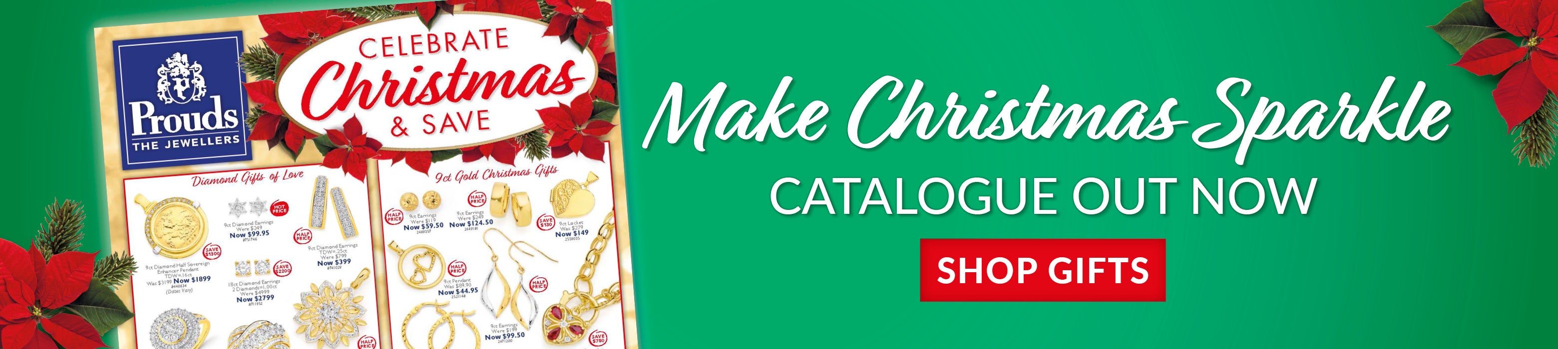 Prouds christmas catalogue sale