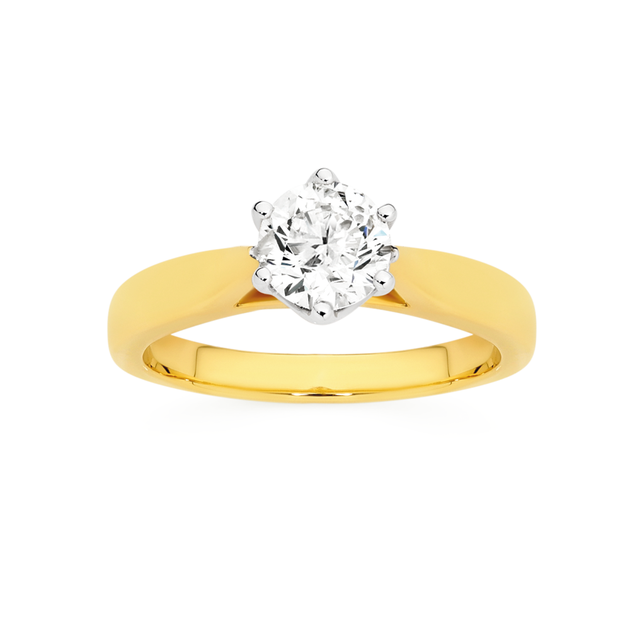 18ct Gold Diamond Solitaire Ring | Prouds