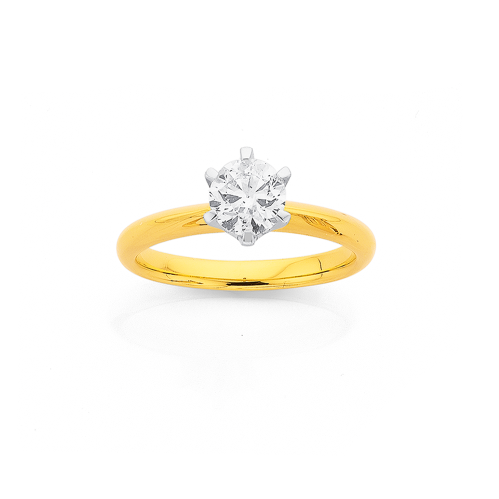 9ct Gold Diamond Claddagh Ring Prouds
