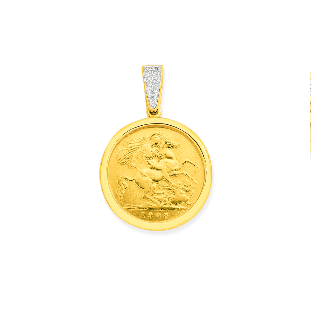 Half sovereign deals pendant