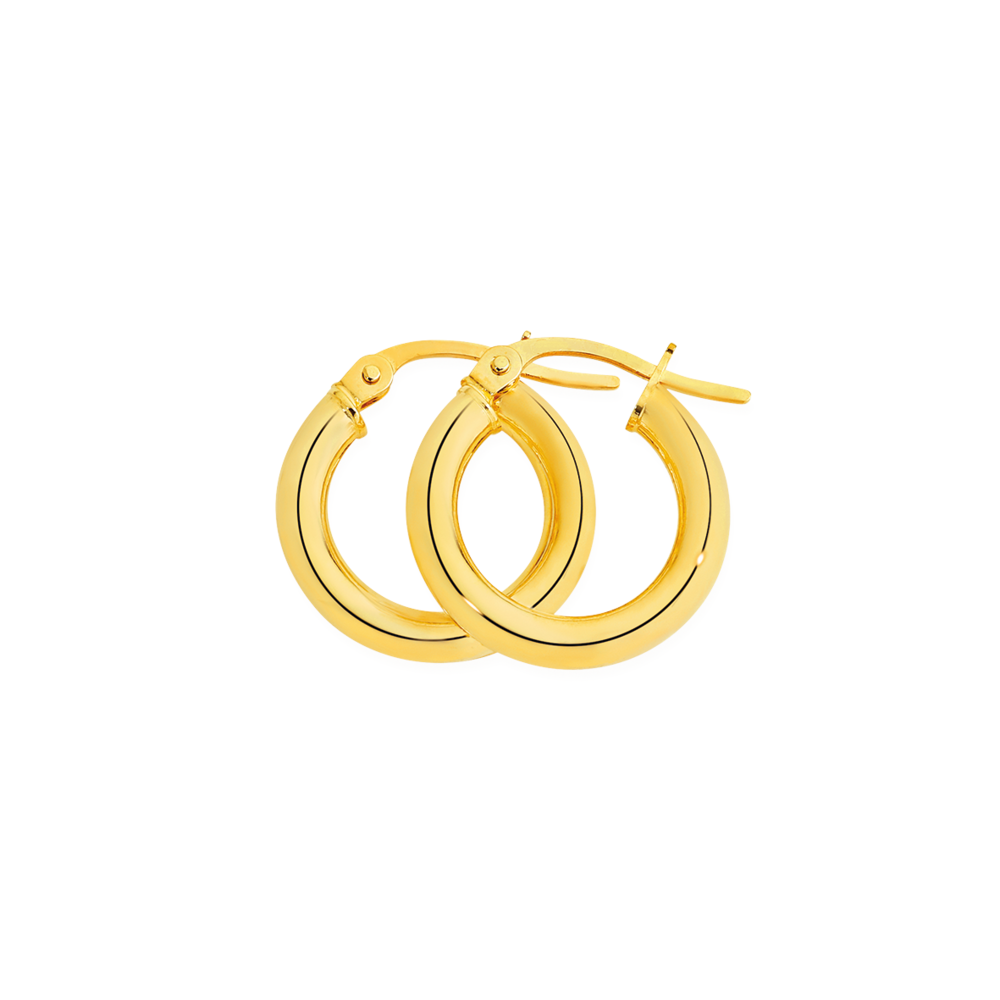 10mm gold hoops deals