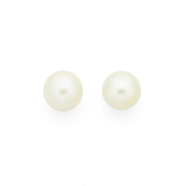 9ct 5-5.5mm Freshwater Pearl Basic Studs