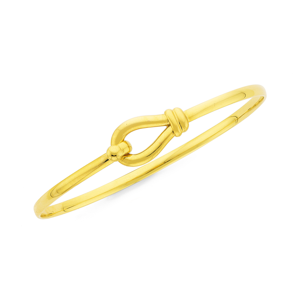 9ct 60mm Solid Knot Bangle
