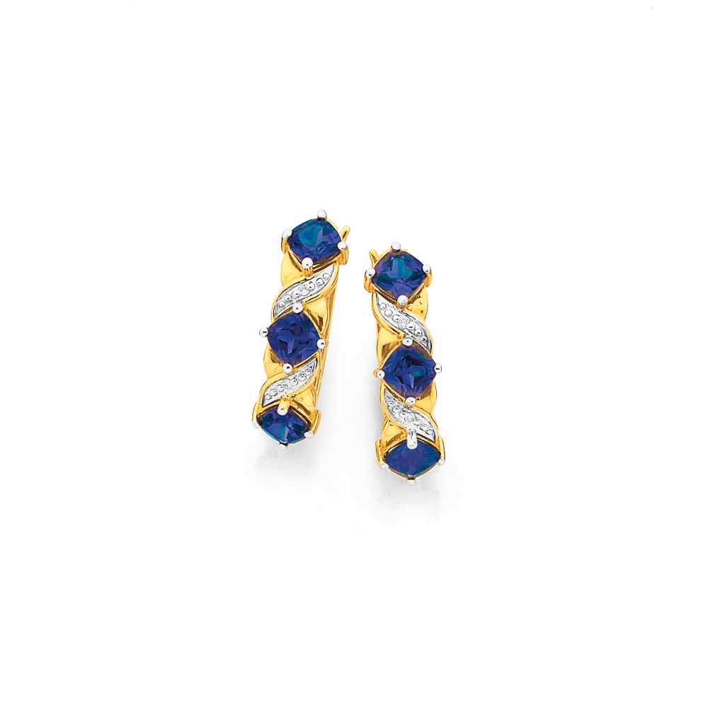 Prouds cheap sapphire earrings