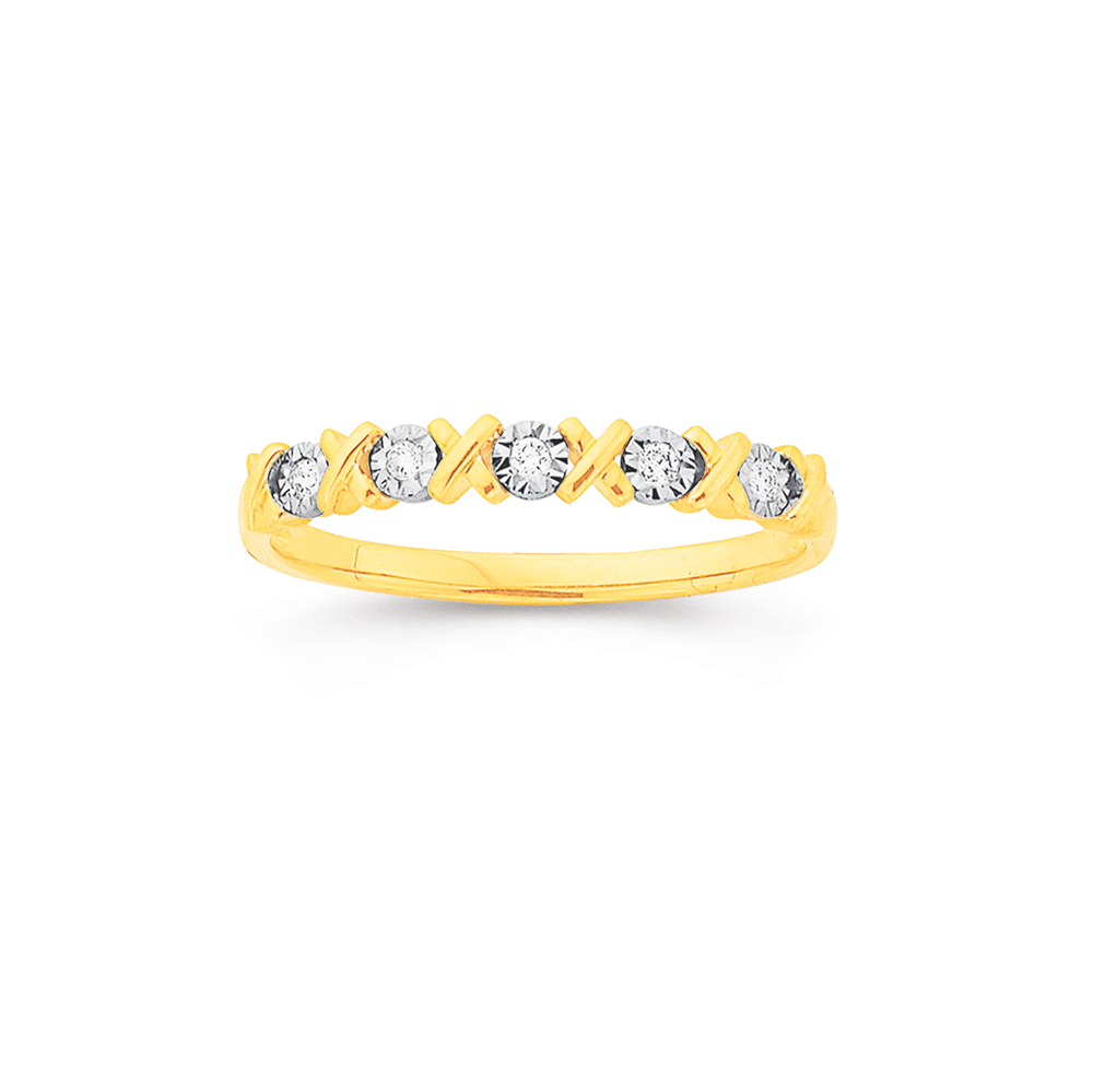 Hugs and kisses ring deals