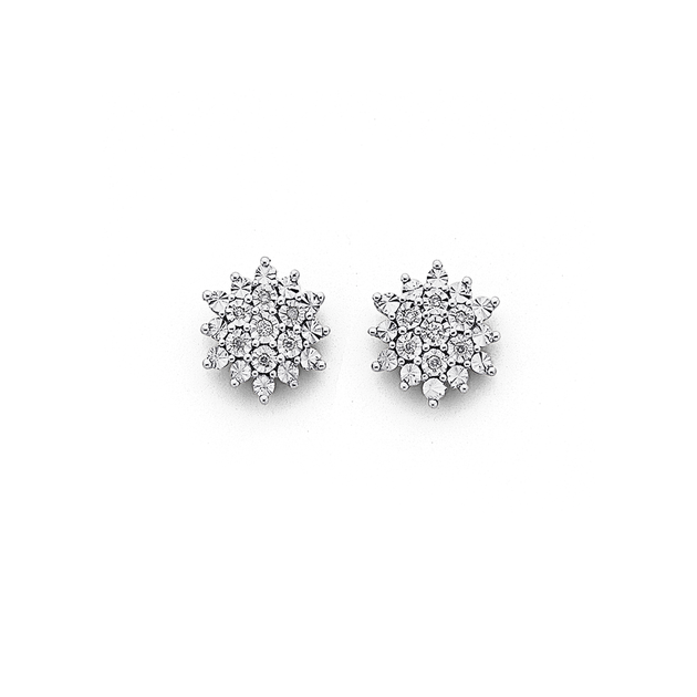 Prouds diamond studs Clearance