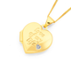 9ct Gold 15mm Diamond-set Heart Locket