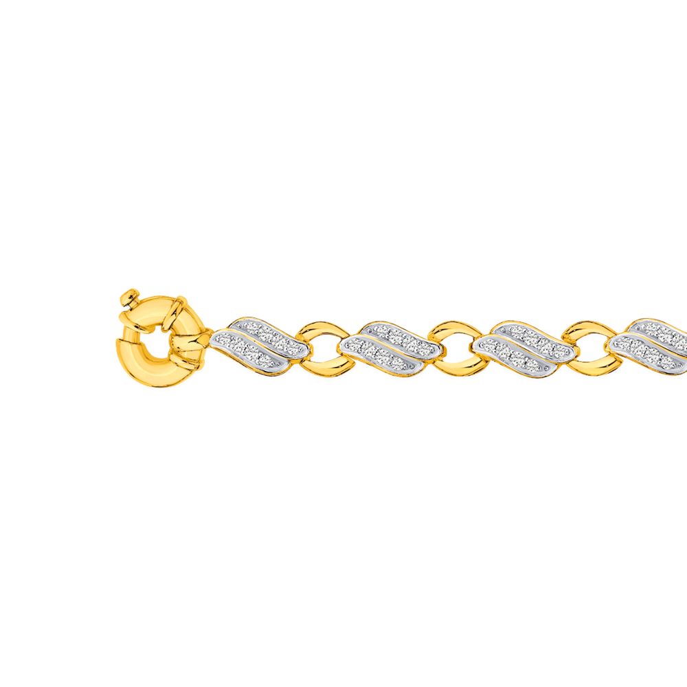 Prouds mens clearance gold bracelet