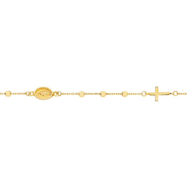 Prouds mens gold bracelet Clearance