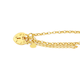 9ct Gold 19cm Hollow Belcher Padlock Bracelet