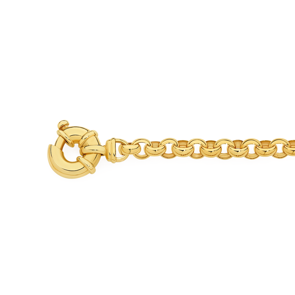 Buy 9k Solid Gold Belcher Box Chain Bracelet, 375 Yellow Gold, High Polish,  Genuine 9ct Gold Bracelet / Anklet for Women & Men, 19cm / 7.5 Online in  India - Etsy