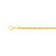 9ct Gold 20cm Hollow Rope Bracelet