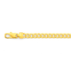 9ct Gold 21cm Solid Curb Bracelet