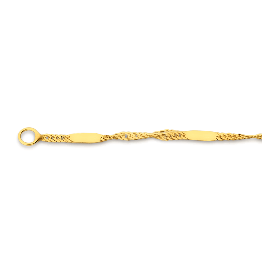 9ct solid gold anklet deals
