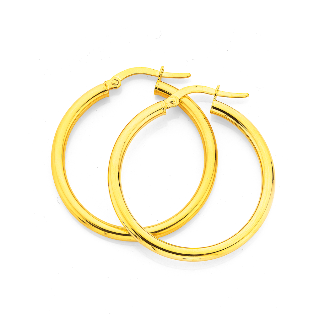 Hoop shop earrings prouds