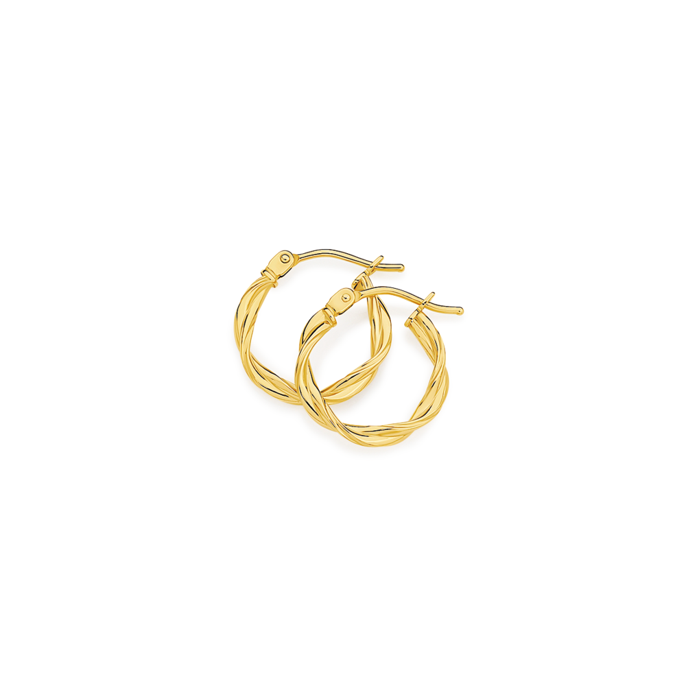 Mykonos Gold Hoop Earrings | Julie Vos