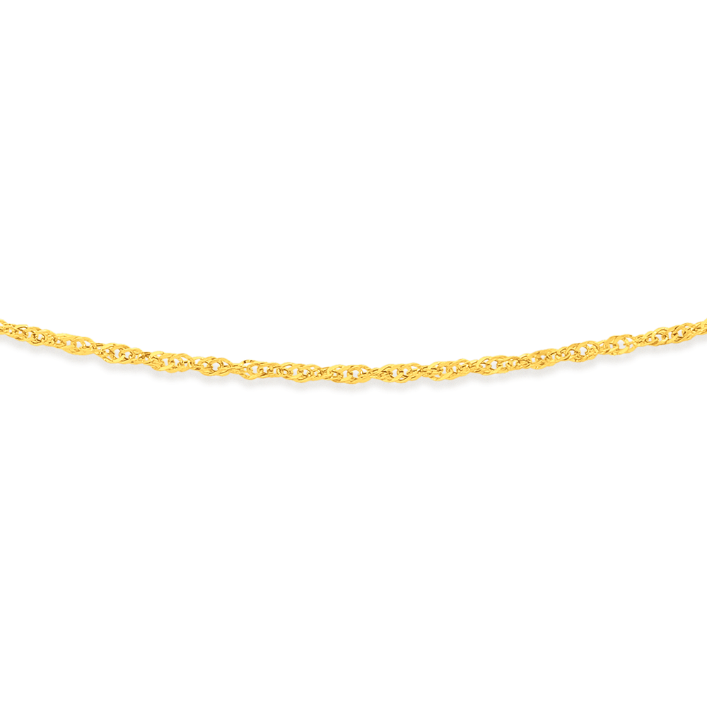 9ct Gold 42cm Singapore Chain Prouds