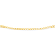 9ct Gold 42cm Solid Curb Chain