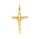 9ct Gold 42mm Crucifix Pendant