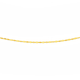 9ct Gold 45cm Mirror Link Chain
