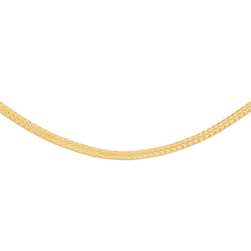 Rope Chain Chain Prouds 9ct Gold 45cm Reversible Herringbone Chain