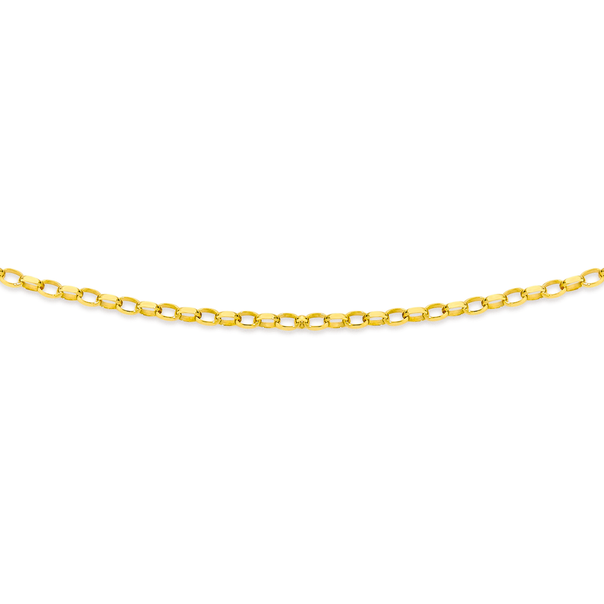 9ct Gold 45cm Solid Belcher Chain