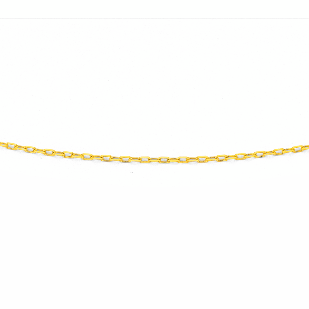 9ct Gold 45cm Solid Cable Chain