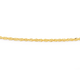 9ct Gold 45cm Solid Criss Cross Chain