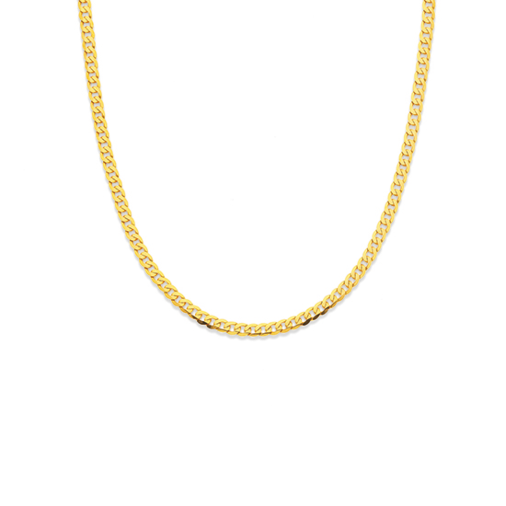 9ct solid gold mens chain sale