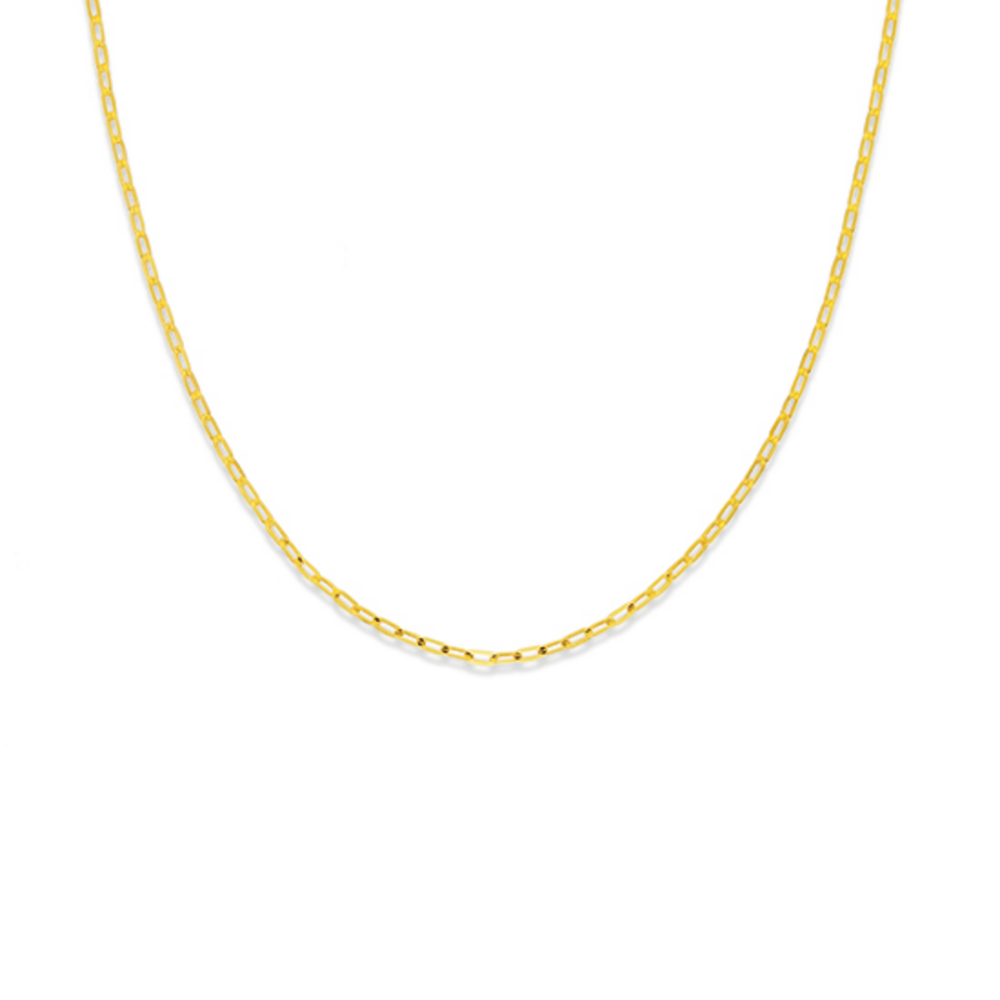 9ct 45cm Rose Gold Hollow Belcher Chain 