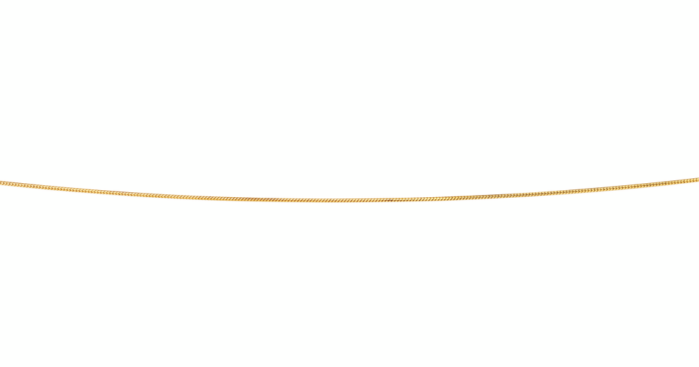 9ct Gold 45cm Solid Snake Chain | Prouds