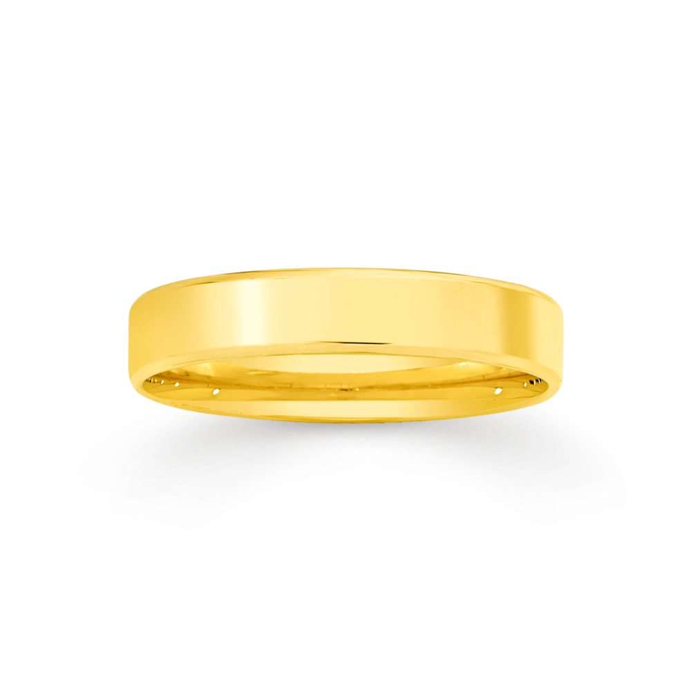 Men's 5.0mm Comfort Fit Wedding Band in 10K Gold | Peoples Jewellers