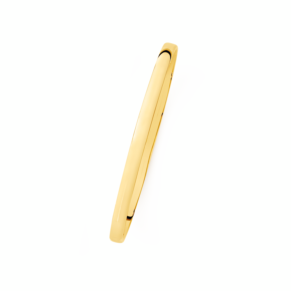 9ct Gold 4x62mm Solid Bangle | Prouds