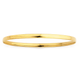 9ct Gold 4X70mm Solid Bangle