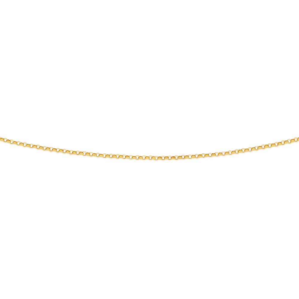 9ct Gold 50cm Fine Belcher Chain Prouds