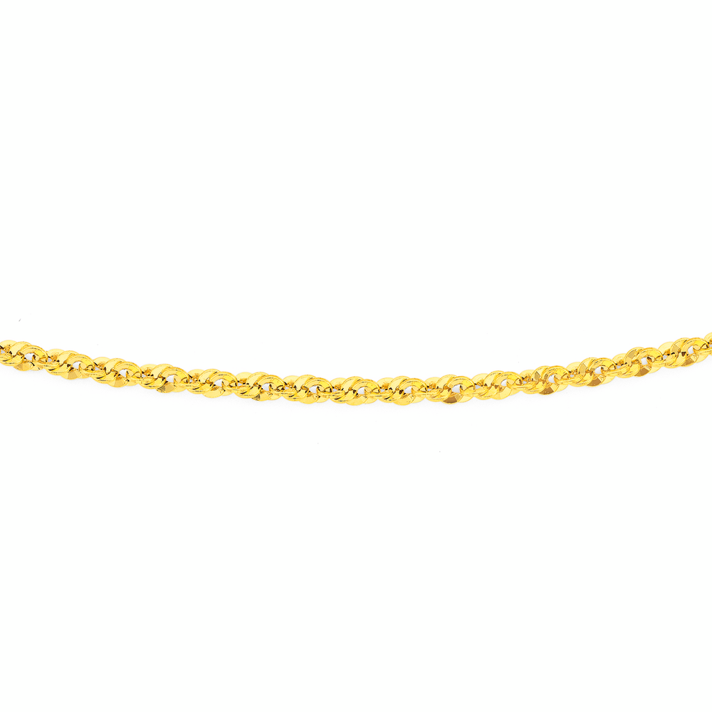 9ct Gold 50cm Rope Chain | Necklaces 