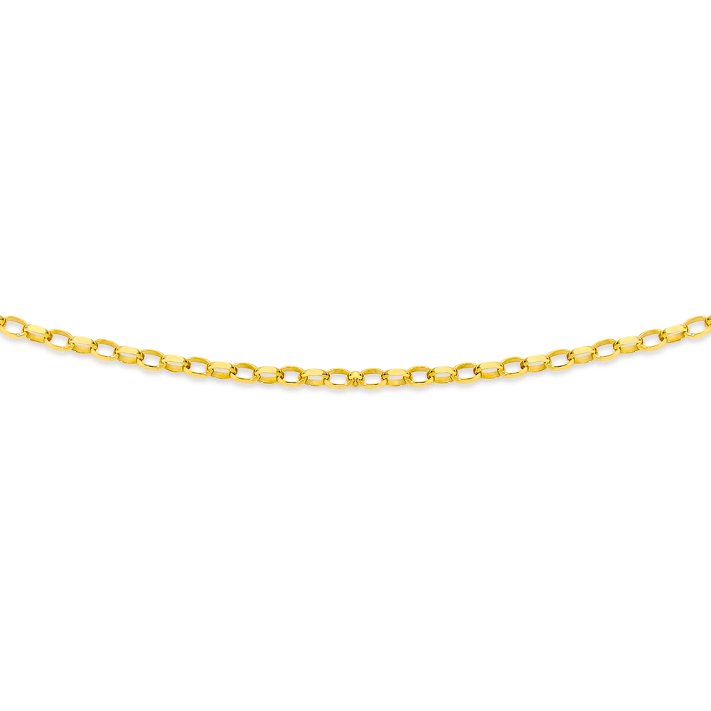 Mens solid hotsell gold belcher chain