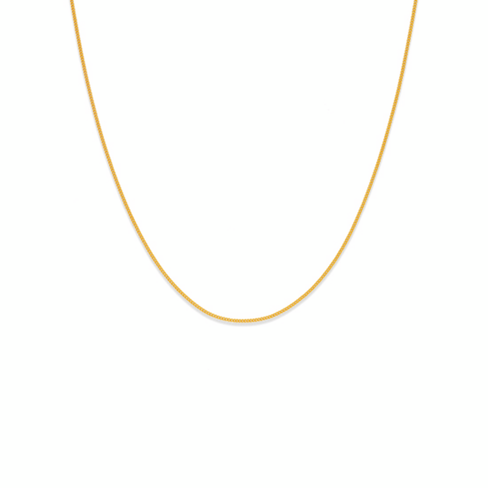 9ct Gold 50cm Solid Curb Chain