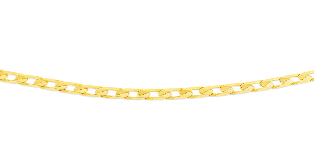 9ct Gold 50cm Solid Curb Chain Prouds