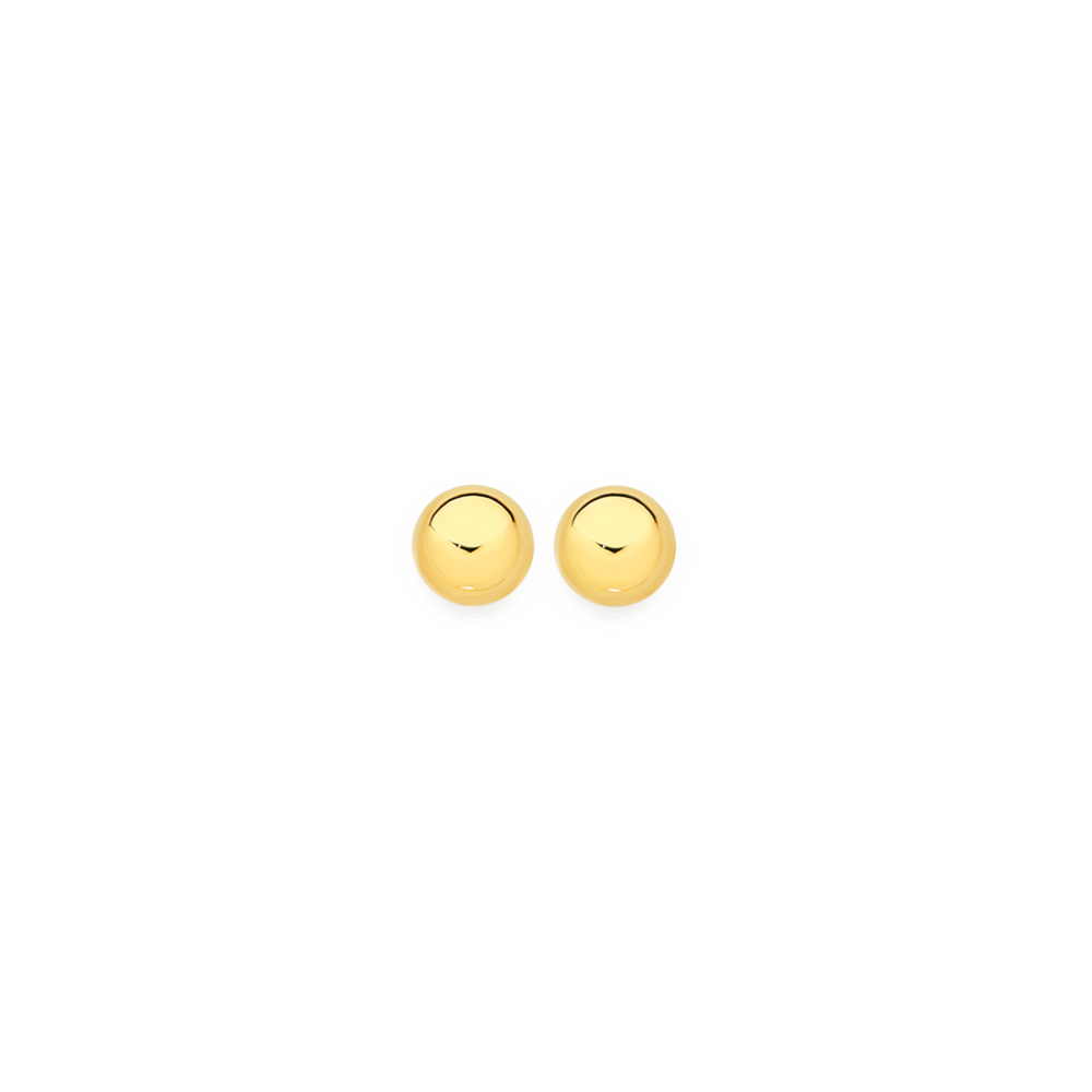 9ct Gold 5mm Ball Stud Earrings