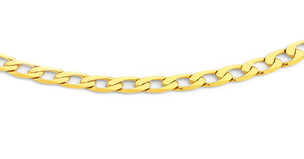 9ct Gold 60cm Solid Curb Chain Prouds