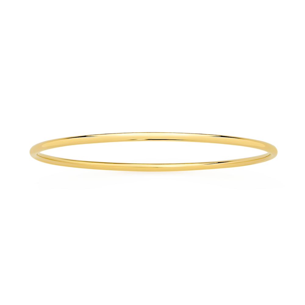9ct Gold 65mm Solid Golf Bangle