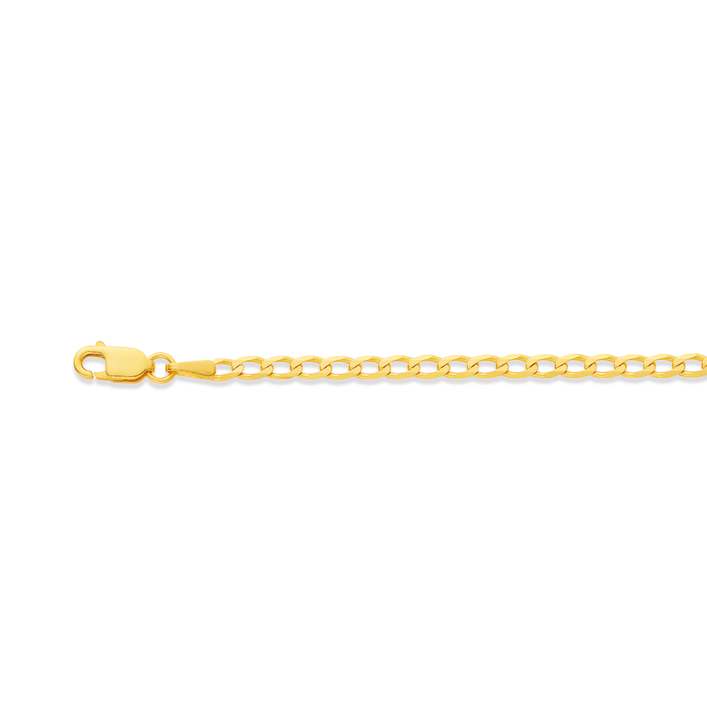 9ct Gold 70cm Solid Curb Chain Prouds
