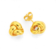 9ct Gold 9mm Love Knot Stud Earrings