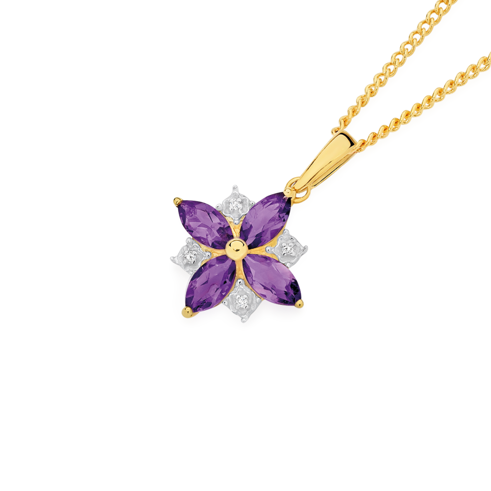 Amethyst necklace prouds online