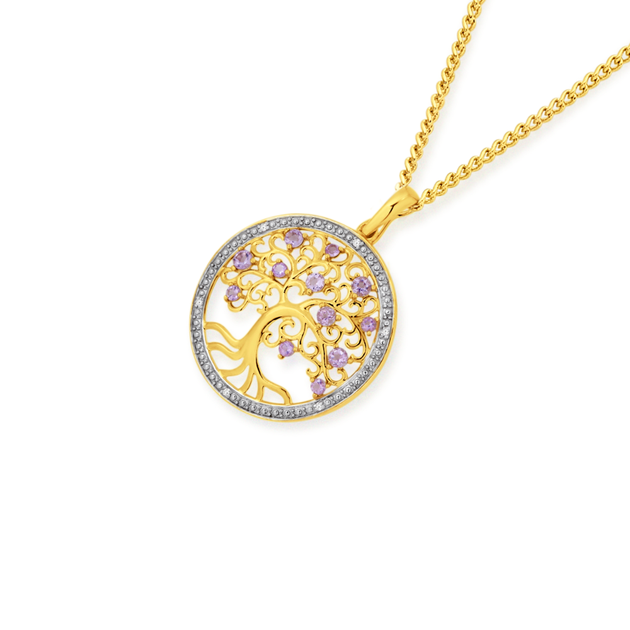 Tree of life pendant prouds Clearance