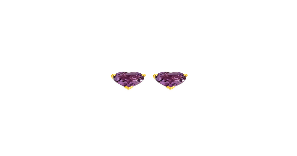 Amethyst earrings prouds Clearance