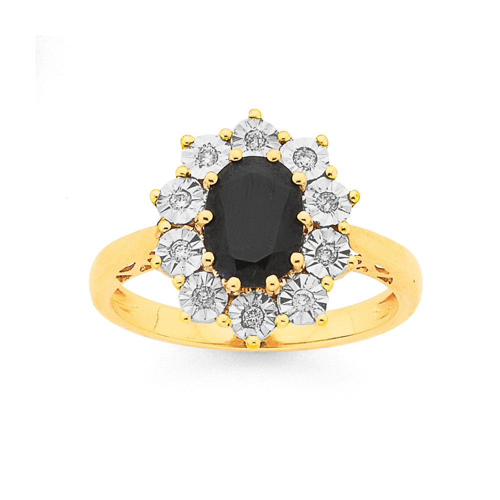 Buy Exquisite jewelry Black Sapphire Rings for Women Black Wedding Ring  size 6 7 8 9 R2069 (N 1/2) Online at desertcartINDIA