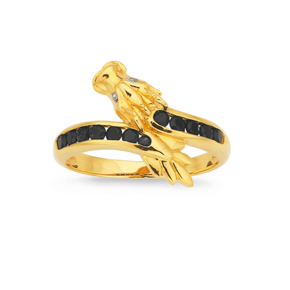 Naga Ring, Gold, Diamonds – John Hardy