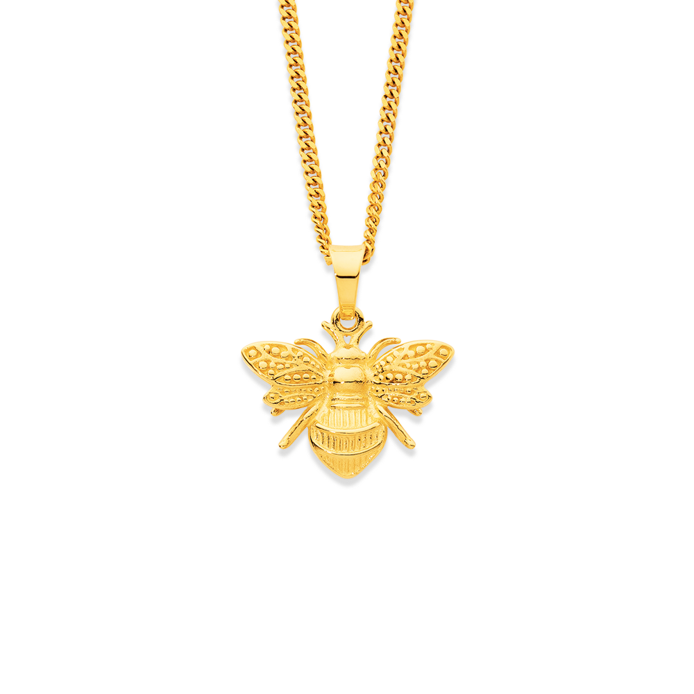 9ct Gold Bumble Bee Pendant Prouds